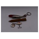 Lures and Bottle Opener Keychain