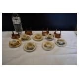 Miniature Souvnier Tea Set w/ Stands