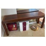 Wood Console Table