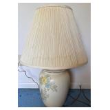 Floral Table Lamp With Shade