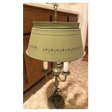 Green Metal Table Lamp