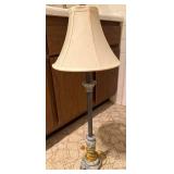 Metal and Wood Table Lamp