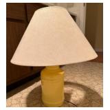 Yellow Ceramic Table Lamp