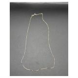 14K 18ï¿½ Box Chain Necklace