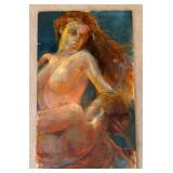 Oil Painting of Two Figures