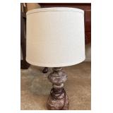 Table Lamp With Textured Base