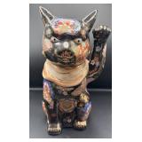 Sitting Porcelain Cat Figurine