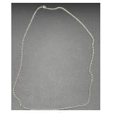 18ï¿½ Sterling Chain Necklace
