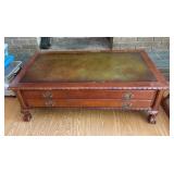 Wood Coffee Table With Drawers