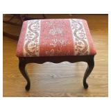 Upholstered Wooden Stool