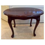 Mahogany-Finish Wooden Table