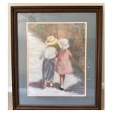 Framed Pastel Artwork