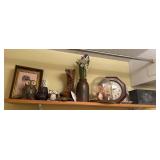 Decorative Shelf With Owl Motif
