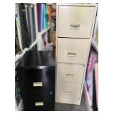 Metal Filing Cabinets, 2 & 4-Drawer