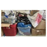 Boxes of Textiles& Misc Items