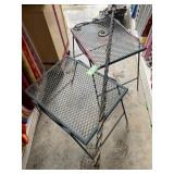 Metal Tables and Decorative Rod