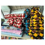 Rolls of Printed Fabric