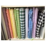 Gingham Fabric Rolls