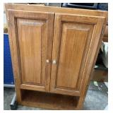 Wooden Wall Cabinet with Storage