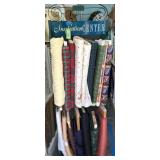Green Fabric Display Rack With Bolts