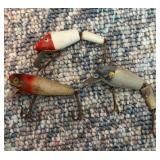 Three Vintage Fishing Lures