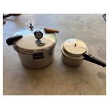 Presto and Mirro Pressure Cookers with Accessories