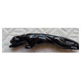 Glossy Black Panther Figurine