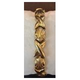 14kt Yellow Gold Italian Bracelet, 15.53 Grams