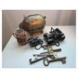 Brass Collectibles and Keys