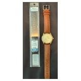 Timex Indiglo Analog Watch with Leather Band