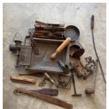 Vintage Metal and Wood Tools and Kitchenware