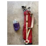 Wilson Professional Golf Bag With Clubs and Balls