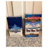 Budweiser Holiday Steins: 1995 and 2000 Editions