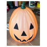 Blow Mold Halloween Pumpkin Light Decoration