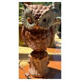 Ceramic Owl Lamp works