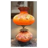 Hand-Painted Hurricane Lamp