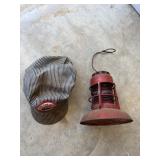 Box Car Willie Railroad Cap and Dietz Lantern Set