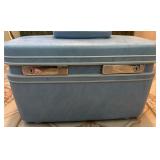 Samsonite Profile Blue Train Case