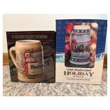 Budweiser Collector Steins with Original Boxes