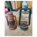 Rustic Metal Hurricane Lanterns