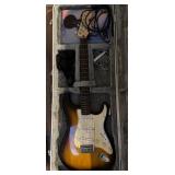 Squier Strat by Fender Electric Guitar with Access