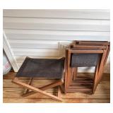 4 Outdoor Interiors Folding Stools