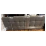 Gray Upholstered 5ft Wide Headboard
