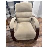 Reclining Armchair With Beige Upholstery