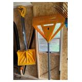 Outdoor Rakes and Snow Shovels Bundle