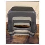 Four Stackable Plastic Step Stools