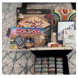 Board Games and Poker Chip Set