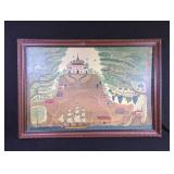 Folk Art ï¿½The Plantationï¿½ Artwork
