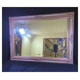 Wooden Beveled Mirror
