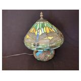 Dragonfly Stained Glass Lamp